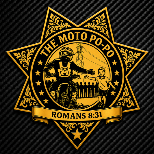 The Moto Po-Po Sticker
